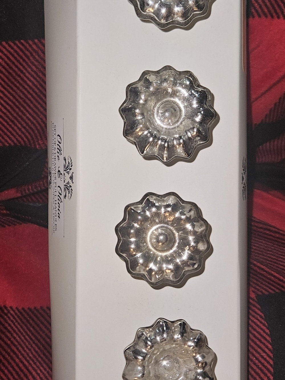Ollie&Olivia Silver Flower Knobs